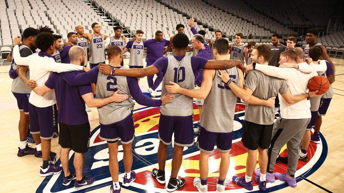 TCU played the first college basketball game at Dickies Arena in 2019. The Horned Frogs are working on a deal to play another game at the venue this season.