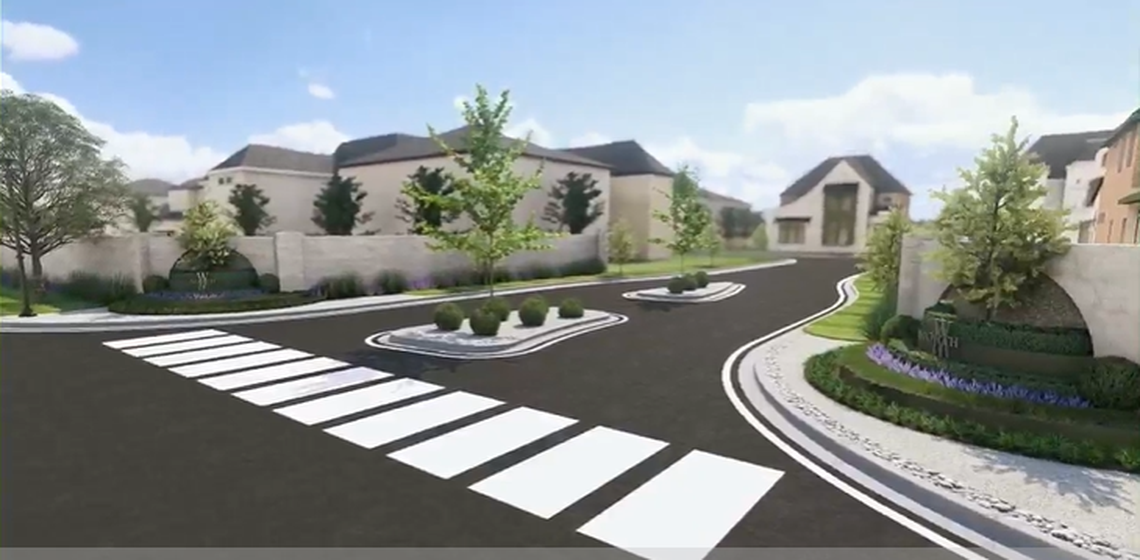 The new Willow Meadow development will also have 37 single-family lots that will have walking access to the retail section of the development.