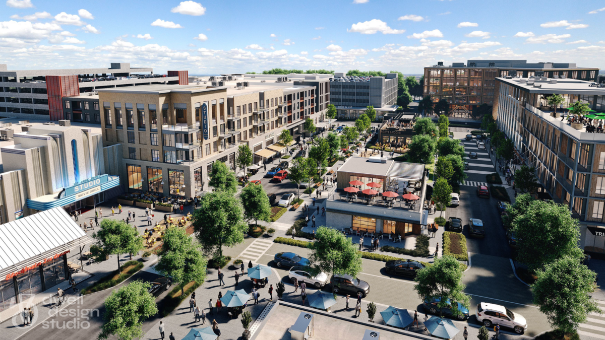 Trademark Property Company plans to redevelop Lincoln Square in Arlington, an aging 45-acre shopping center at Collins Street and Interstate 30, as a modern mixed-use “gateway to Arlington” called Anthem. It will have a “walkable and upscale mix of uses, including office, retail, hotel, entertainment and residential.”