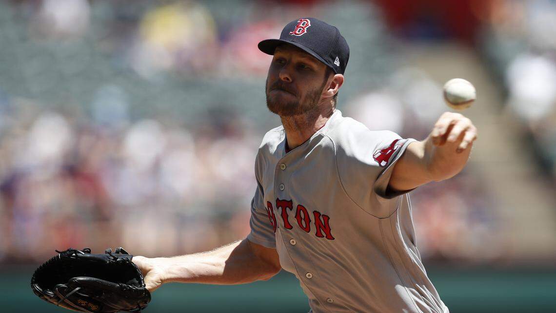 Strikeout artist Chris Sale found a willing opponent Sunday at Globe Life Park. He struck out 12 in his seven innings.