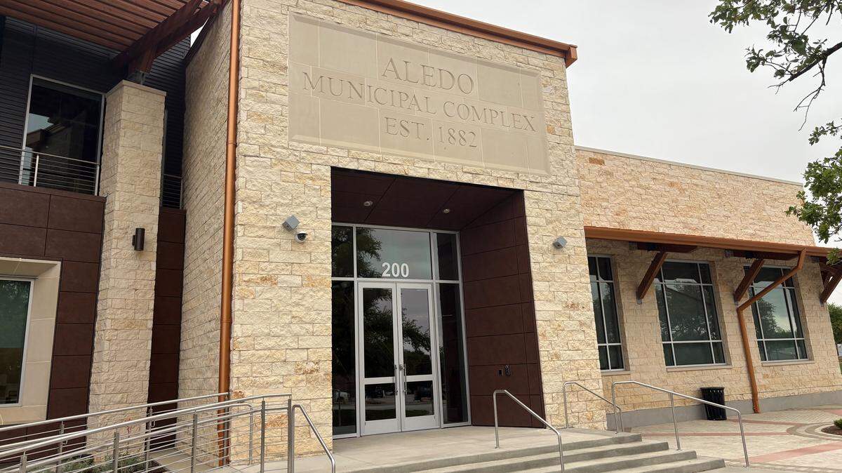 Aledo City Hall is pictured in March 2026.