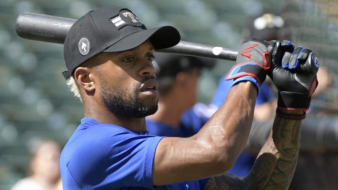 Delino DeShields was stuck in a 3-for-46 slump that dropped his batting average to .204 before the Rangers optioned him to Triple-A Round Rock.