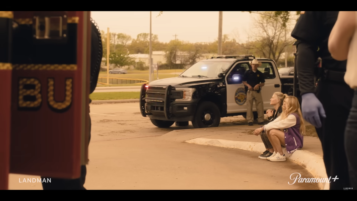The exterior of Hilltop Park Rehabilitation and Care Center in Weatherford is seen in the new “Landman” season 2 trailer.