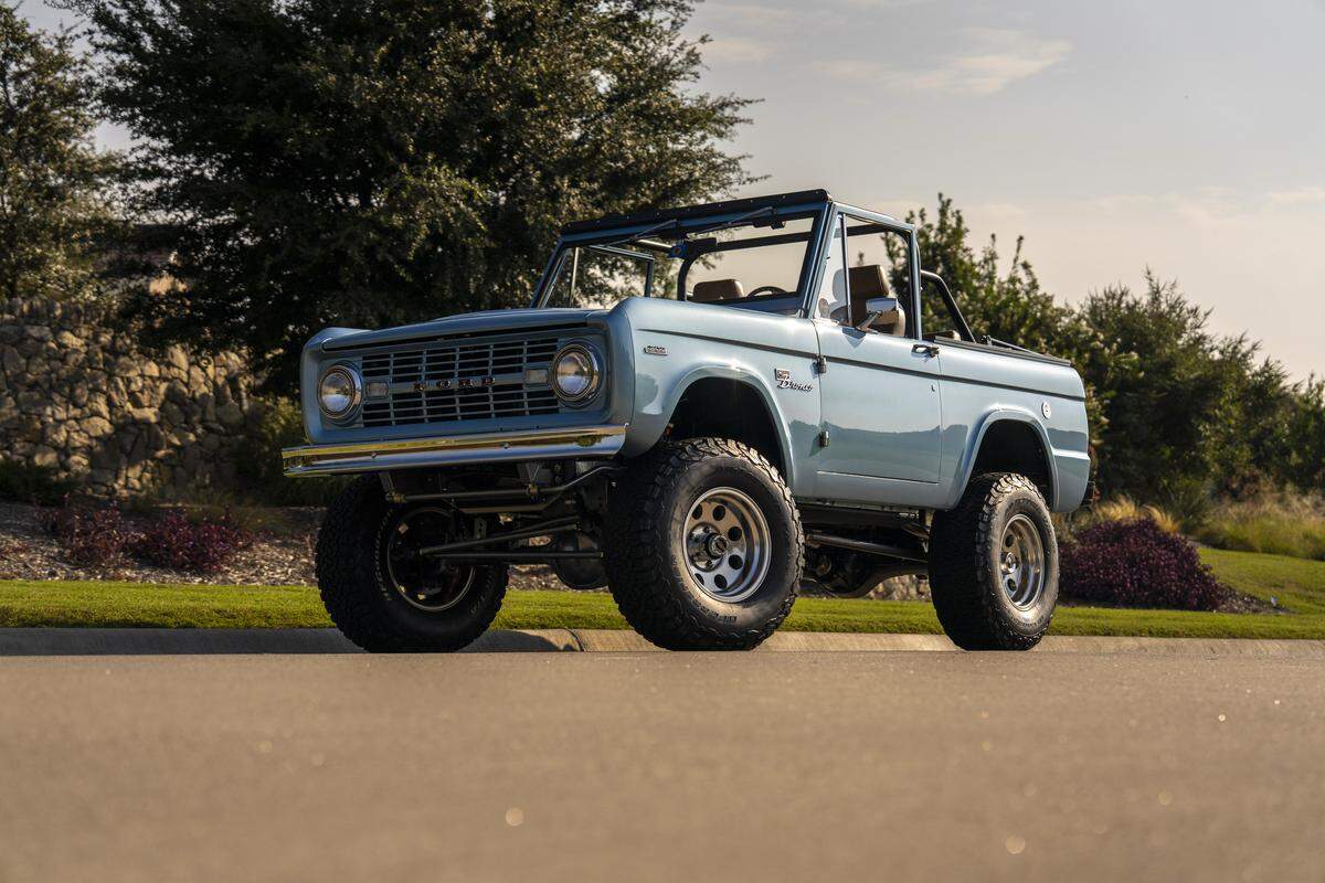 This 1974 Ford Bronco will be available at the Mecum car auction held at Dickies Arena in Fort Worth from Oct. 29 until Nov. 1.