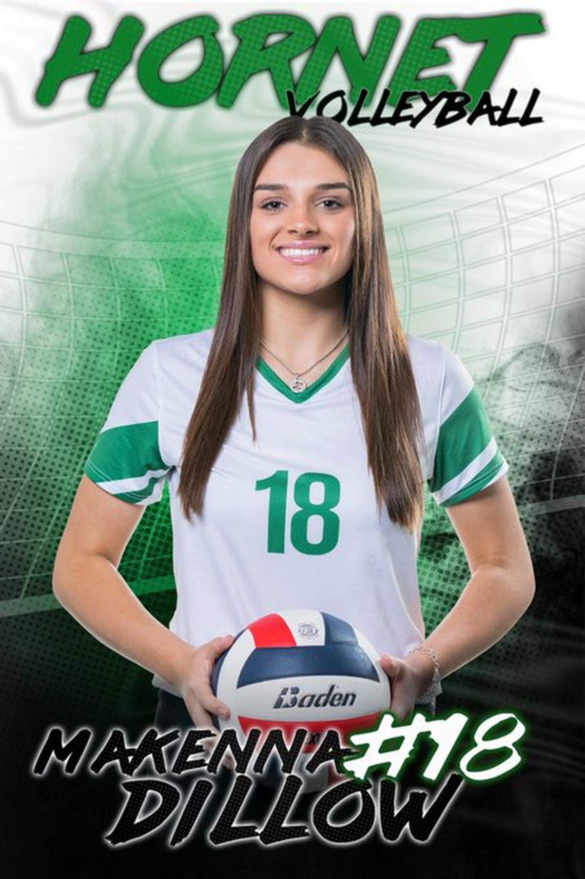 Azle senior Makenna Dillow (team photo)