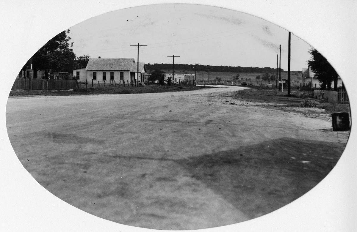 June 14, 1928: A street scene in Keller, Texas