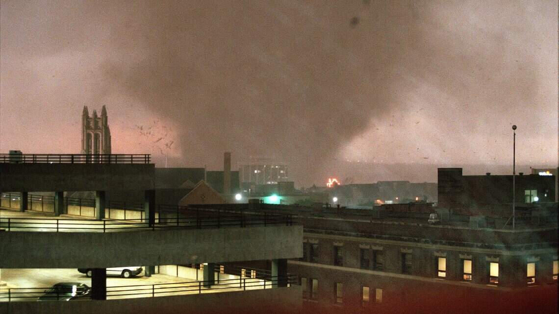 An F2 tornado tore through Fort Worth’s downtown in 2000. It changed the city forever