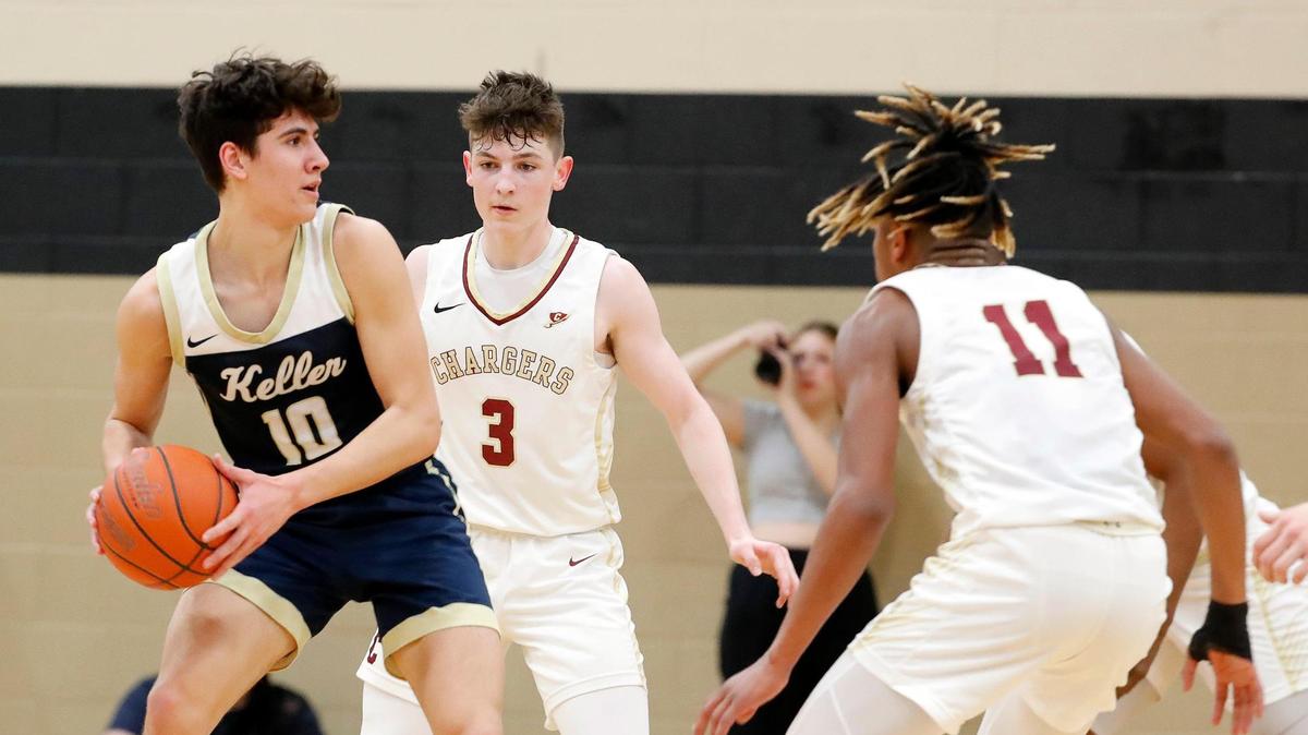 Keller’s Steven Ramirez (10) is helping Keller boys’ basketball build momentum.