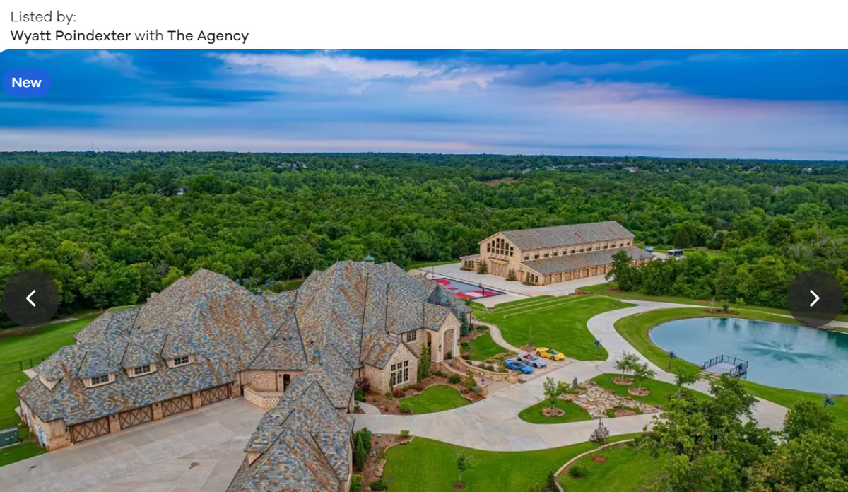 Aerial view of the estate