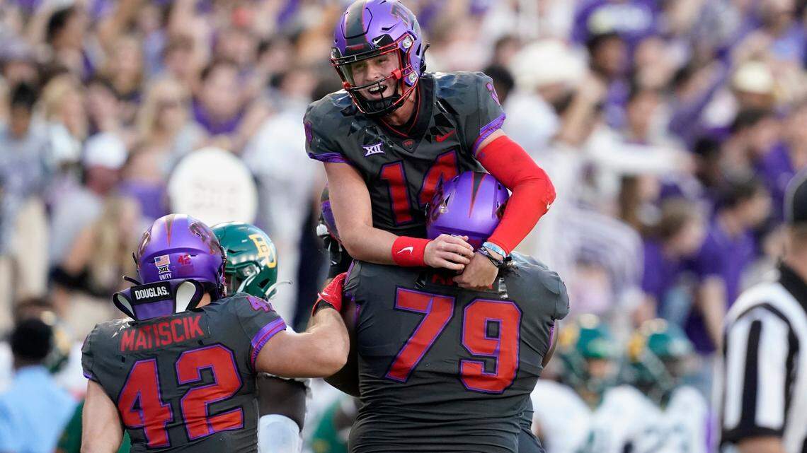 Chandler Morris (top) could get the start against Colorado on Sept. 2.