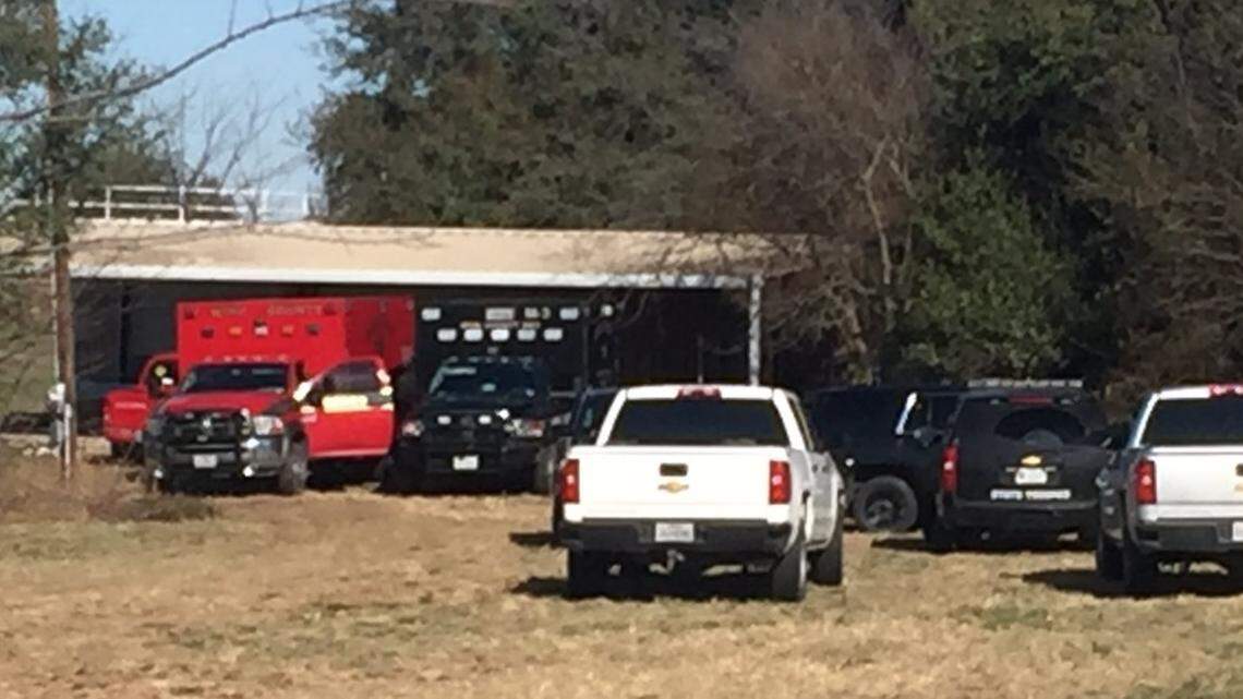 Two young children were found in a locked dog kennel Tuesday morning in a Wise County home, the sheriff said.
