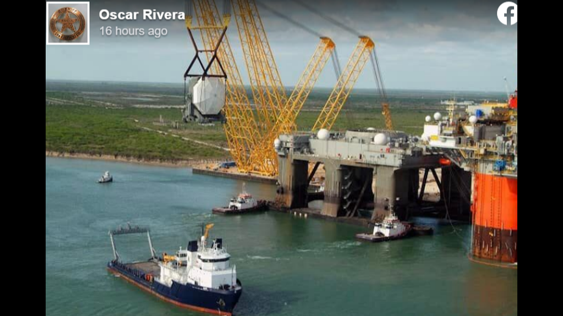 A man drowned in the Texas Gulf coast, near Corpus Christi, after falling off of an offshore platform, according to officials.