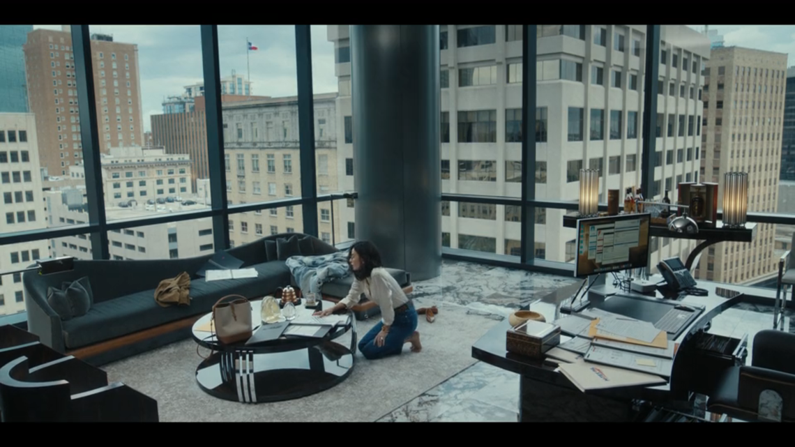 The inside of Frost Tower is seen in “Landman” season 2 episode 3.