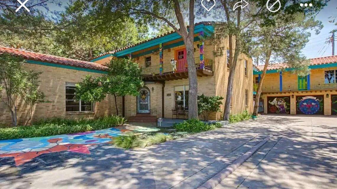 The exterior is bright and cheery.