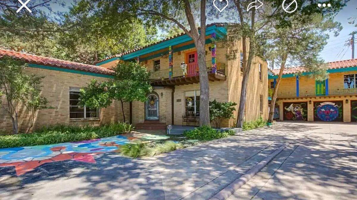 The exterior is bright and cheery.