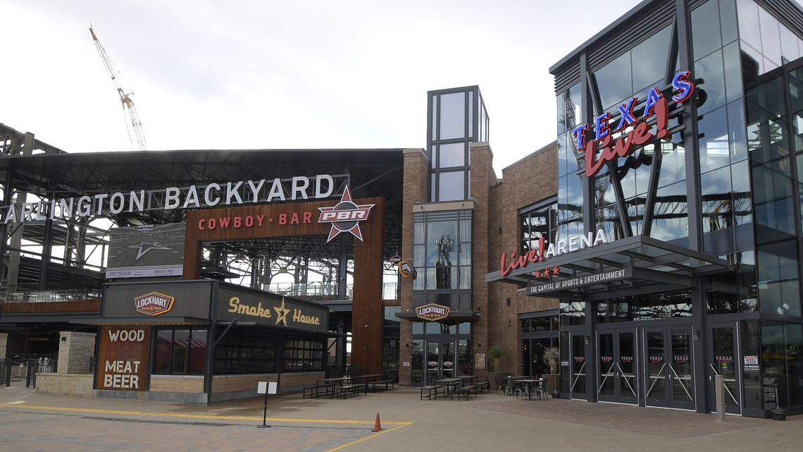 Texas Live! in Arlington’s entertainment district, shown on Dec. 17, 2018, a few months after it opened.