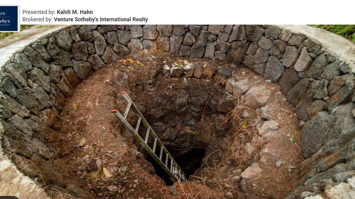 Entrance to the lava cavern