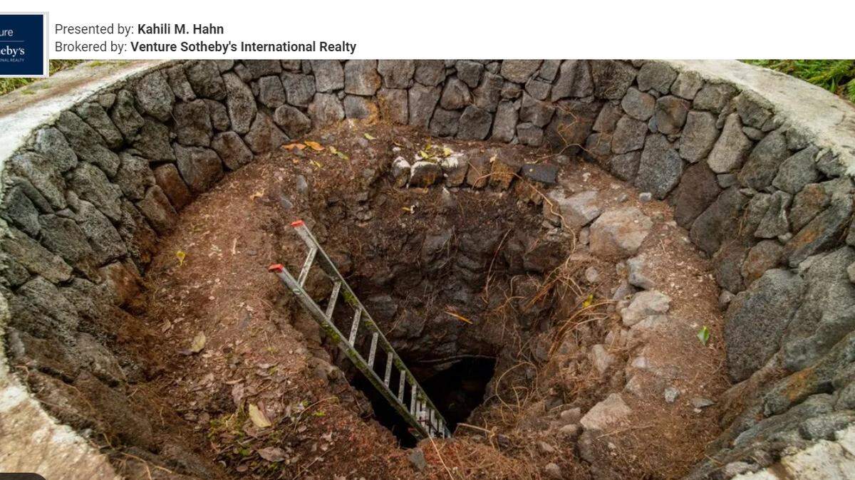 Entrance to the lava cavern