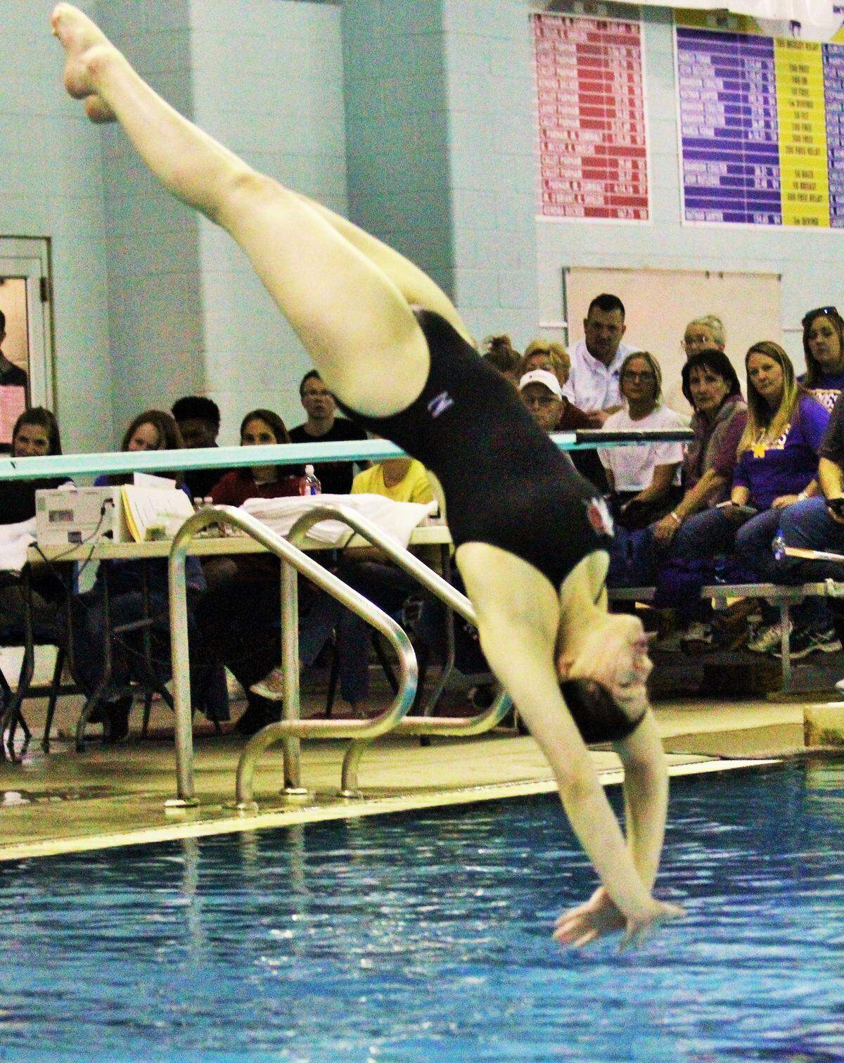 Arlington Martin sophomore diver Lynzie Chavez