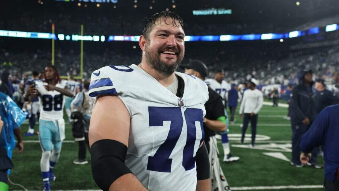 Der ehemalige Offensive Lineman der Dallas Cowboys, Zack Martin ...