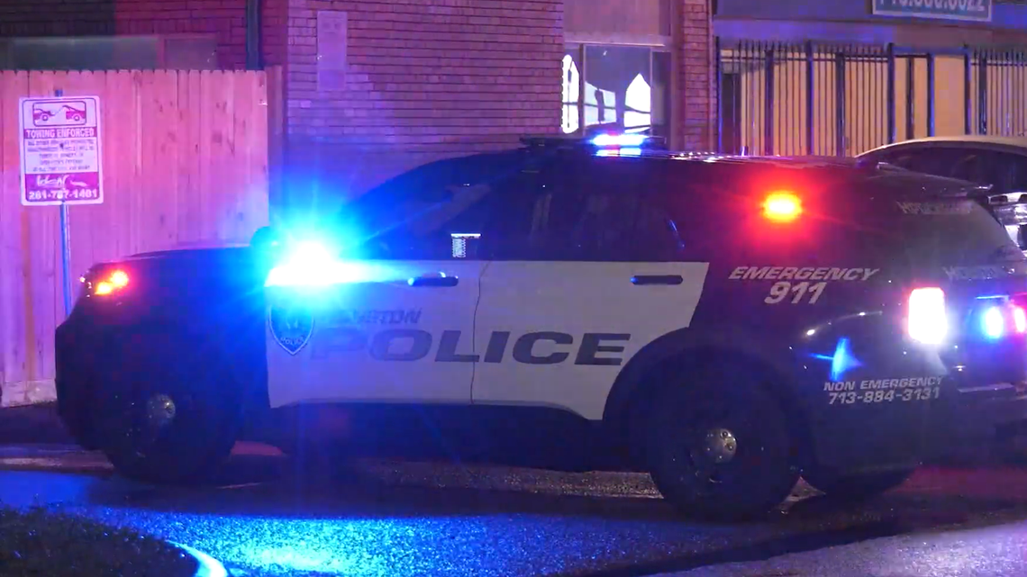 Officers investigating an apartment complex shooting found a bloody trail leading to a home where a man had been shot and killed, cops said.