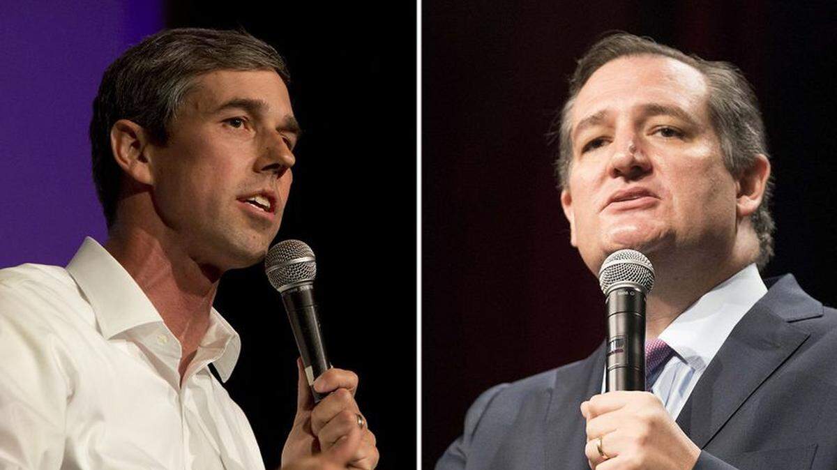 U.S. Rep. Beto O’Rourke (left), D-El Paso, is challenging Republican incumbent U.S. Sen. Ted Cruz.