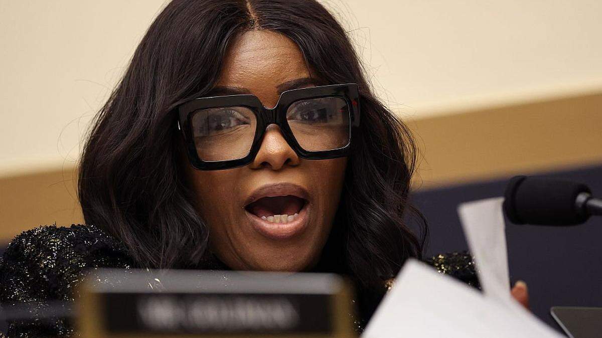U.S. Rep. Jasmine Crockett, D-Dallas, speaks during a House Judiciary Committee in September in Washington. 