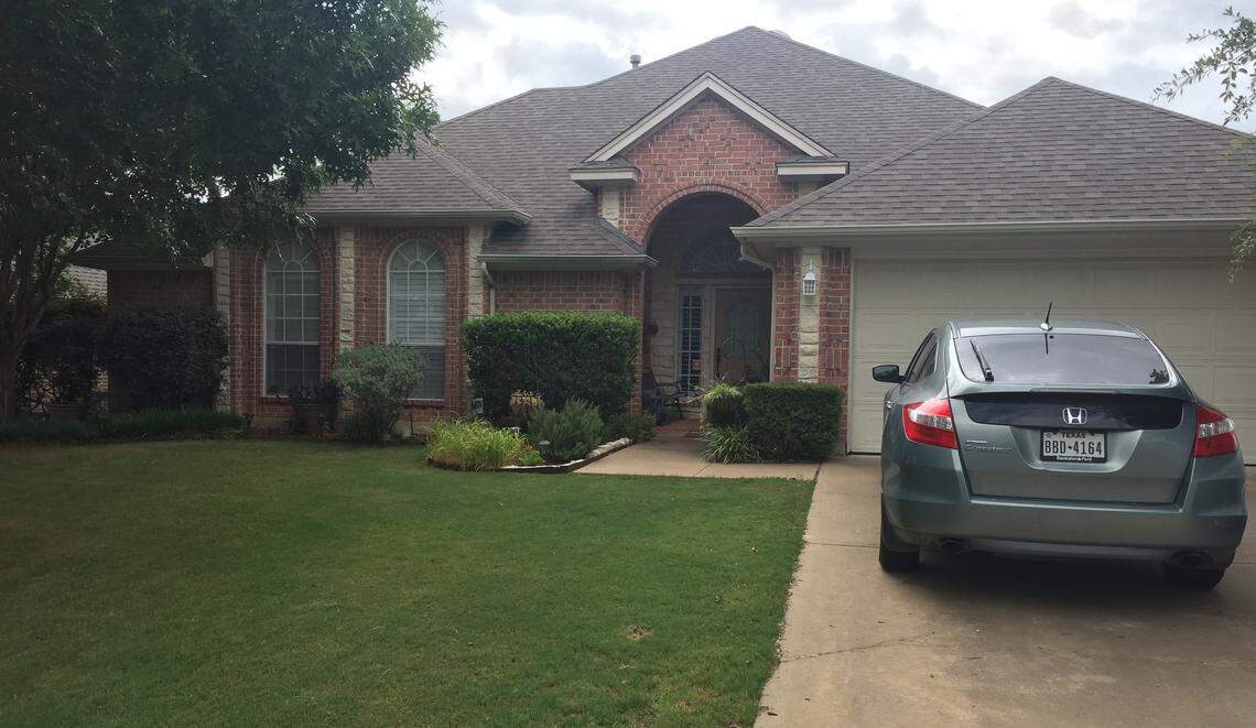 Robbin Hallford's Mansfield home.