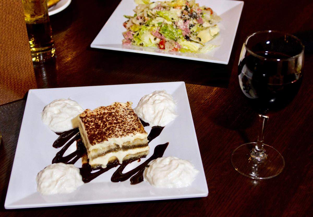 Tiramisu is one of several desserts at Campisi’s Italian Restaurant in Fort Worth.