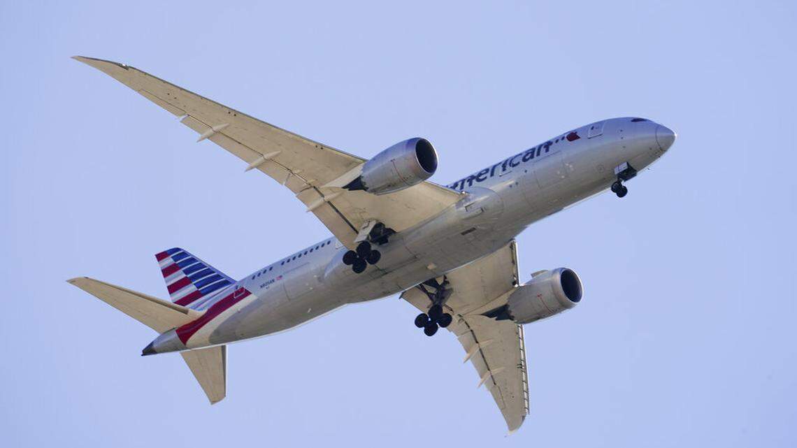 A 33-year-old man became violent on an American Airlines flight (not the one pictured) from Seattle to Charlotte in January 2022, officials said. He was sentenced to three years of probation.