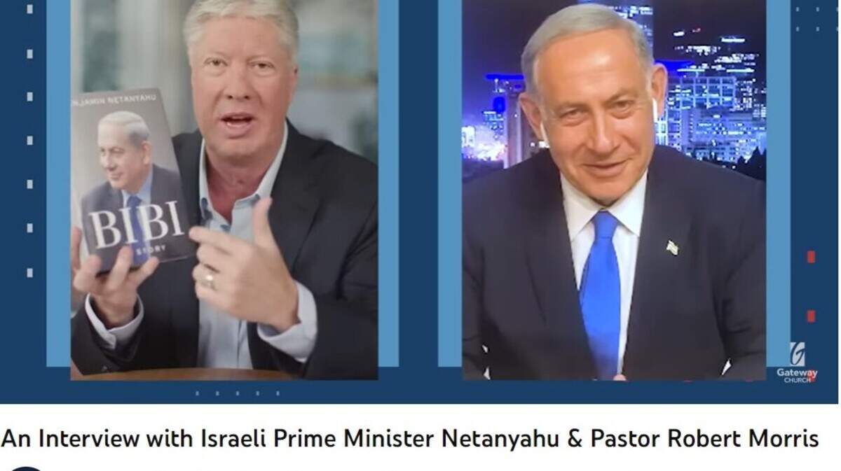 Gateway Church Pastor Robert Morris interviewed former Israeli Prime Minister Benjamin Netanyahu, who’s seeking to regain power in Israel’s national election. Gateway Church has campuses across the Dallas-Fort Worth area, including its original location in Southlake.