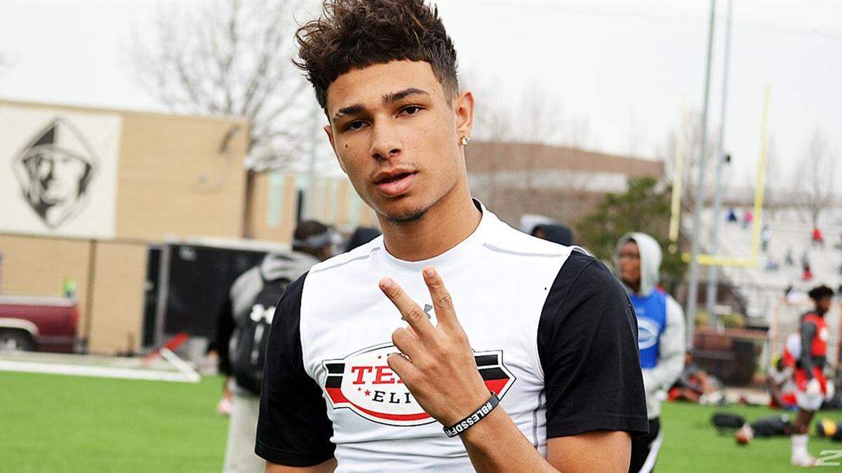 Four-star WR Trejan Bridges, from Hebron High School, is one of the top recruits in the country. He's currently committed to Oklahoma.