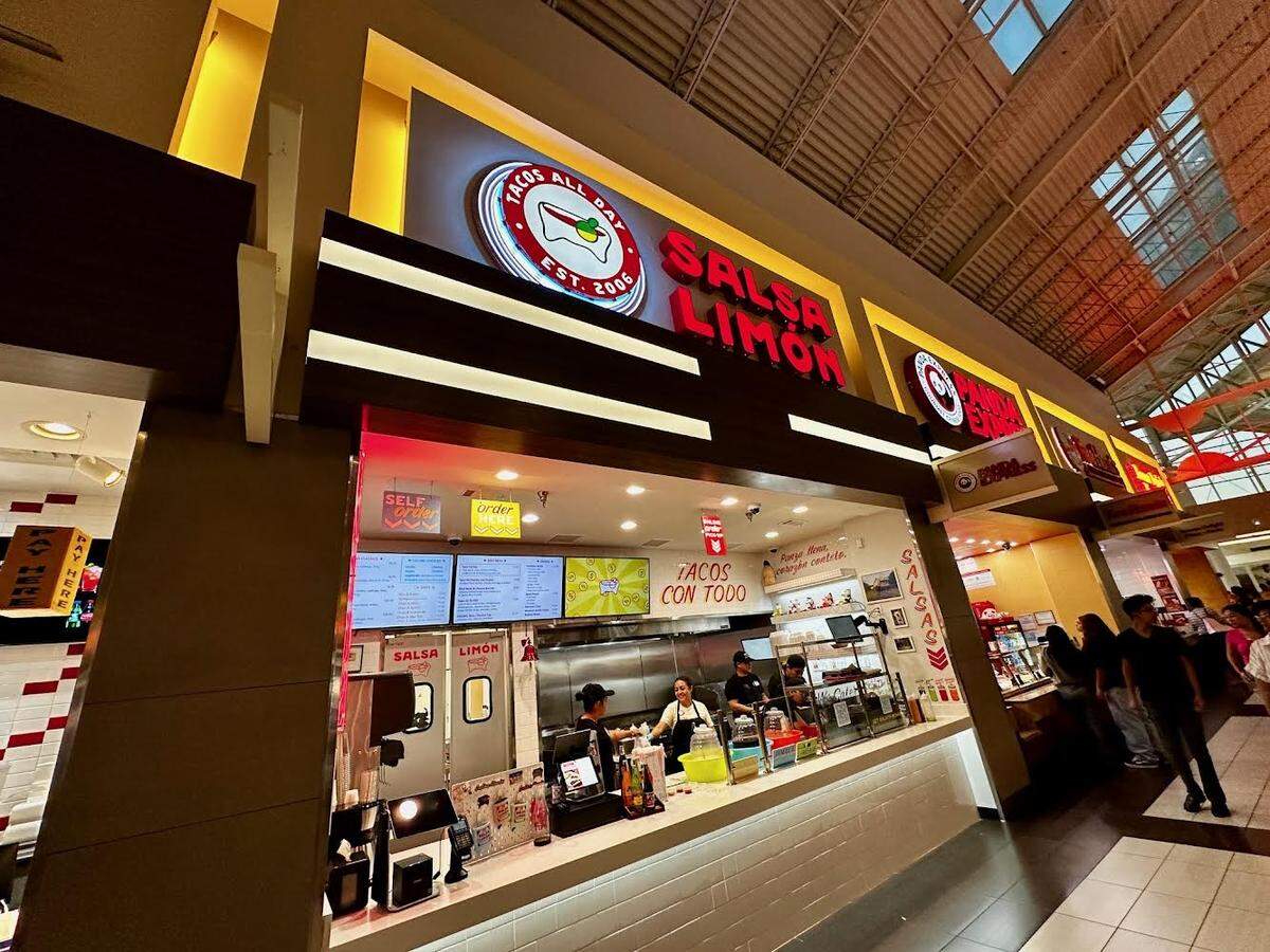 The new Salsa Limón location inside the food court at The Parks Mall at Arlington.