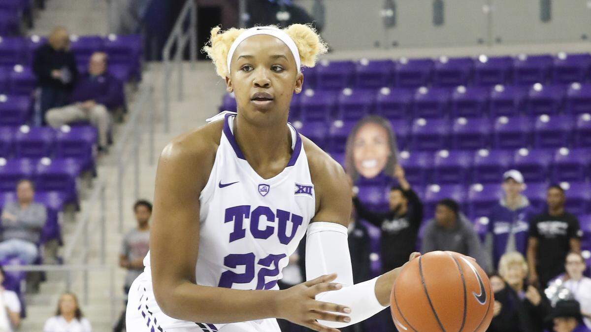 TCU senior center Jordan Moore has made a huge impact on the basketball court wherever she’s been, be it at Round Rock Stony Point High School or in Fort Worth for Raegan Pebley and the Frogs.