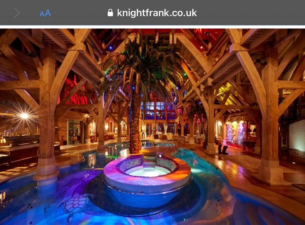 Pool at night