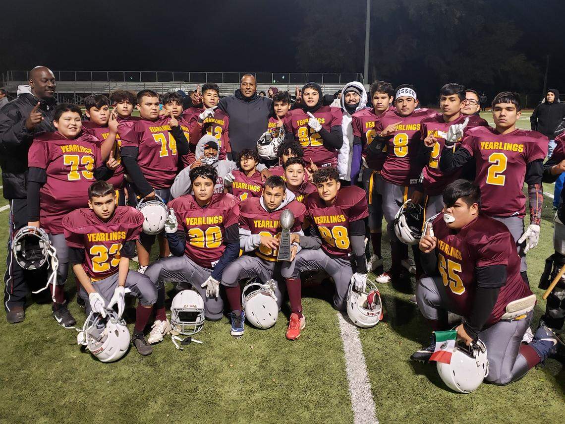 JP Elder football team went 9-0 this season. Its the second straight year the Yearlings captured an undefeated district championship season.