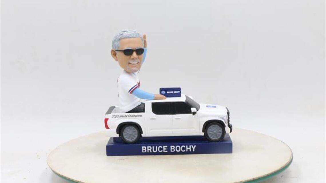 Want a Bruce Bochy bobblehead? Rangers pickleball paddle? Here’s how to get them