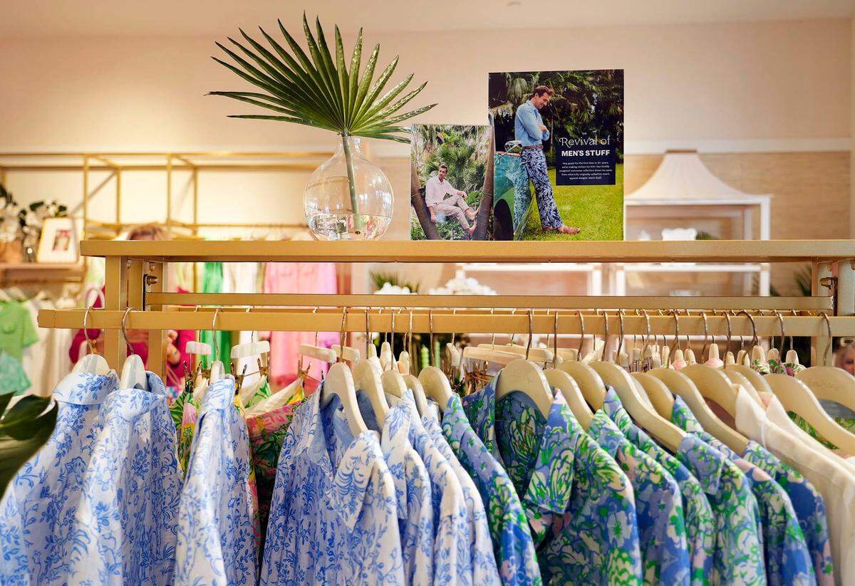 Lilly Pulitzer hosts Men's Stuff First event February 19, 2025 in Palm Beach. Lilly Pulitzer will launch the revived men's collection, Men's Stuff, February 23, 2025.