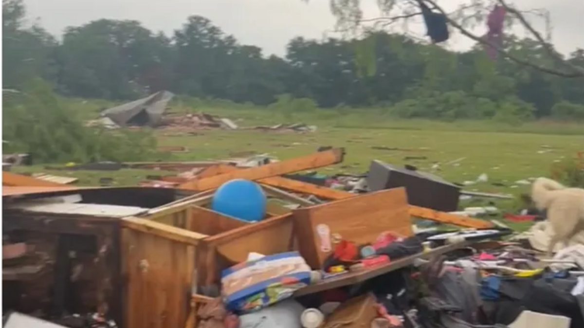 A Navarro County family is asking for help after their home was destroyed by a tornado.