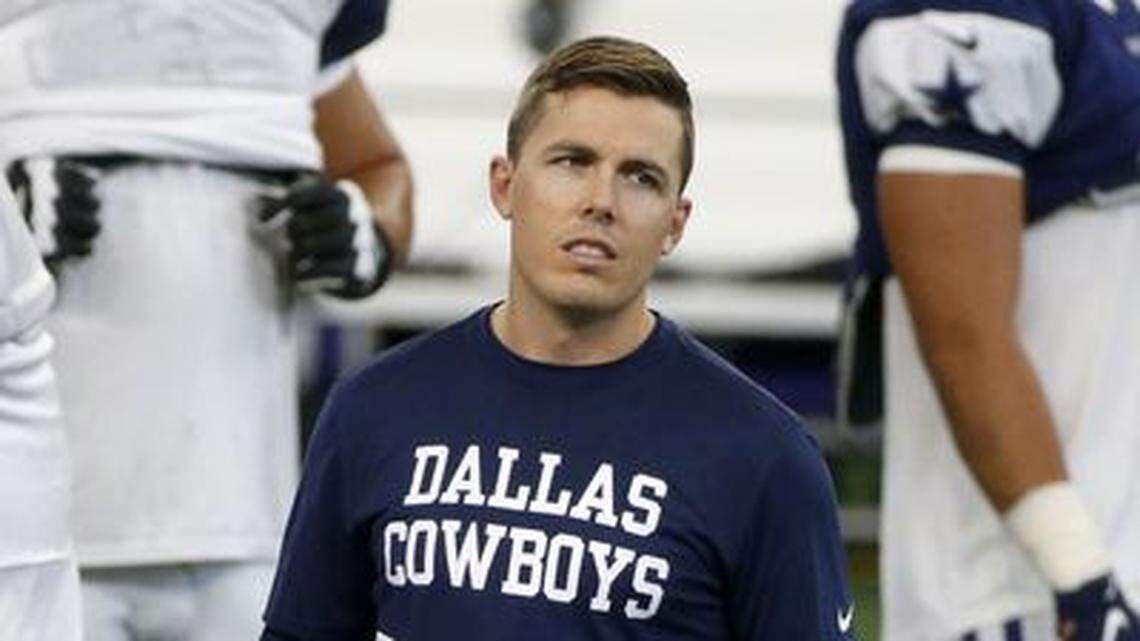 Dallas Cowboys offensive coordinator Kellen Moore is a candidate for TCU’s head coaching position.