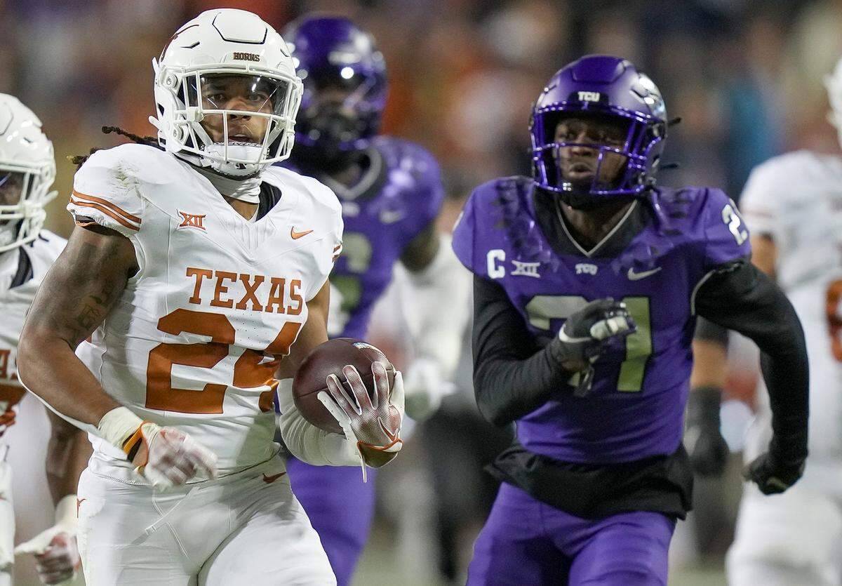 The Carolina Panthers selected Texas running back Jonathon Brooks in the second round of the NFL draft.