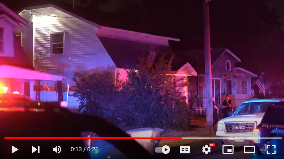 Police respond to an accidental shooting in San Antonio.