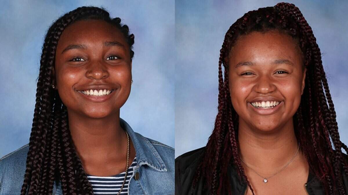 Faith Whittaker, left, and Jessica Brown were killed early Monday morning when the Jeep they were traveling in crashed into a parked truck, according to reports.