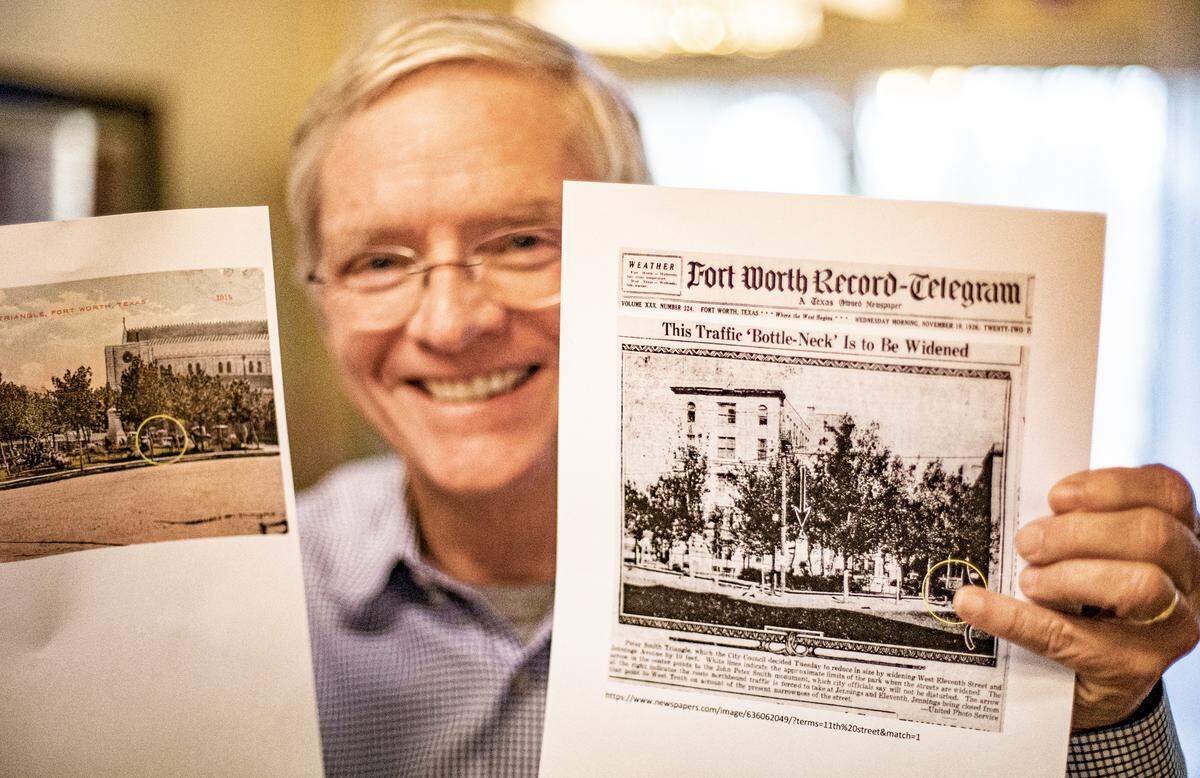 The advent of the internet helped David and Kay Hunn find infomation about the old fountain.