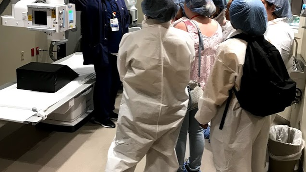 Girls at the {HER} Code Summer STEM Experience get to learn about different aspects of the STEM field from professionals.