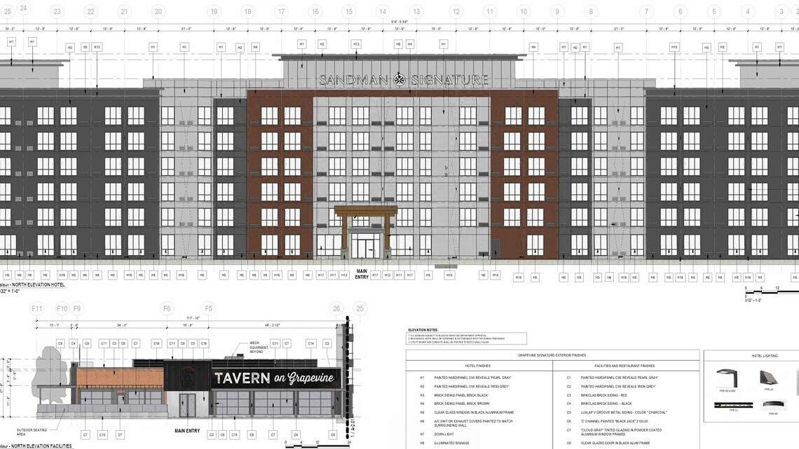 Nearly 250 apartments and six-story hotel with steakhouse proposed in Grapevine