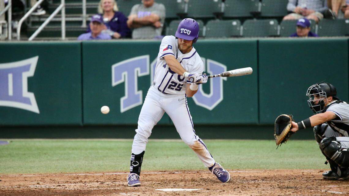 TCU shortstop Tommy Sacco went 2 for 4 on Tuesday night as the Frogs fell to Abilene Christian.