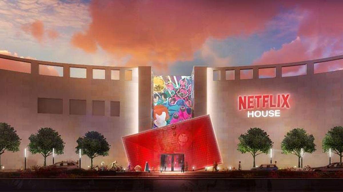 A rendering of Netflix House, an “experiential entertainment venue”, from the streaming company set for Galleria Dallas.