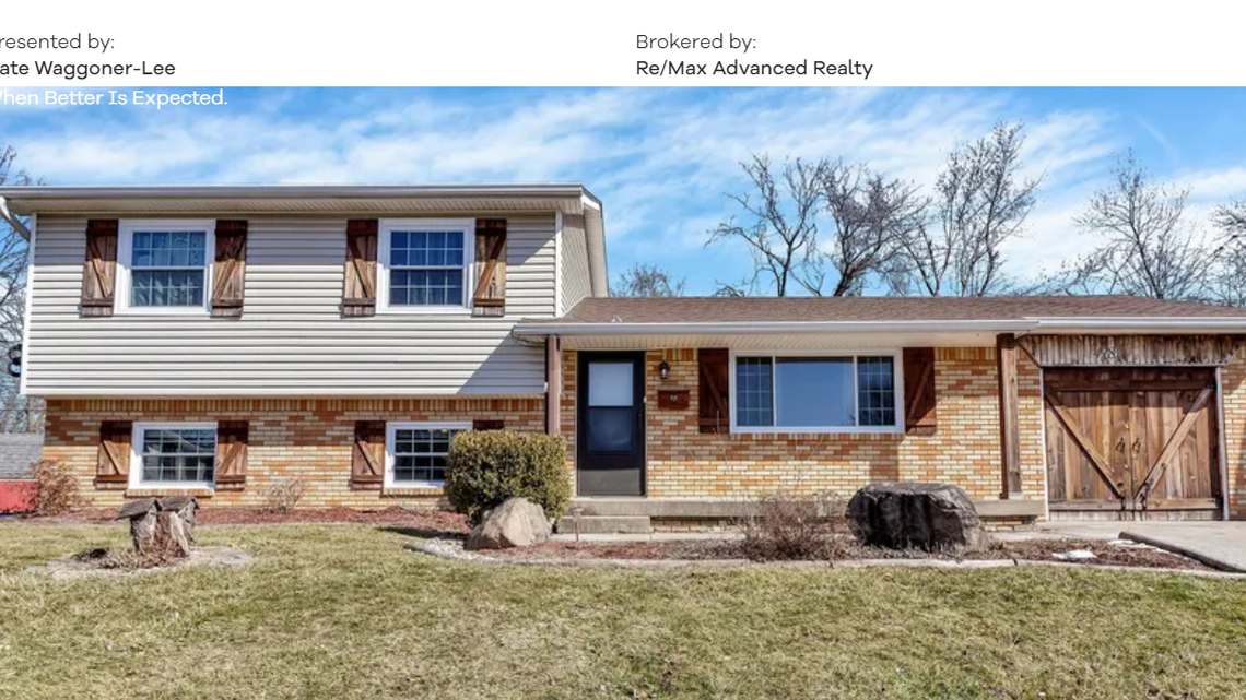 Exterior of the home