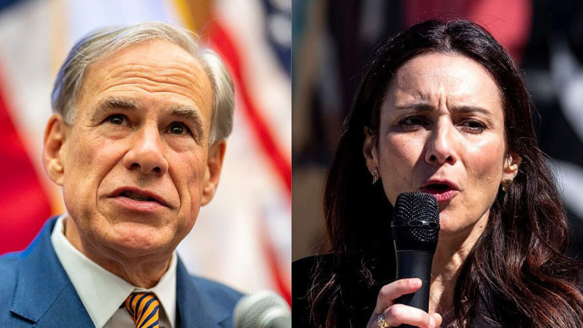 Republican Greg Abbott and Democrat Gina Hinojosa are in a Nov. 3 general election for Texas governor.